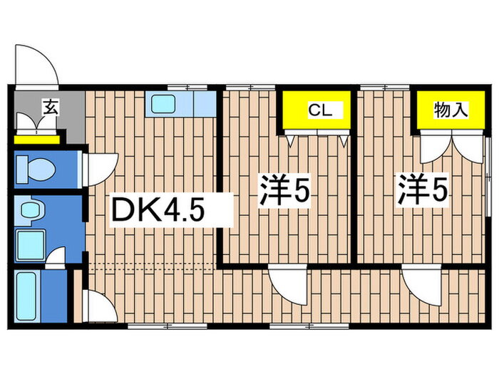 神奈川県横浜市戸塚区平戸５ 東戸塚駅 2DK アパート 賃貸物件詳細
