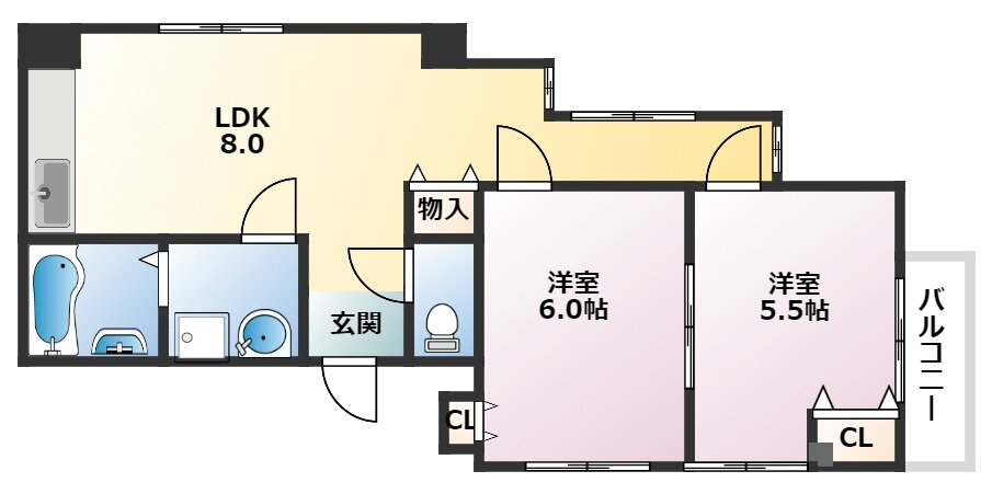 兵庫県神戸市東灘区御影本町２ 御影駅 2LDK アパート 賃貸物件詳細