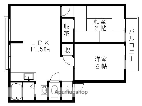 滋賀県大津市南志賀３ 南滋賀駅 2LDK アパート 賃貸物件詳細