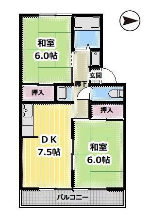 福井県敦賀市市野々 敦賀駅 2DK アパート 賃貸物件詳細