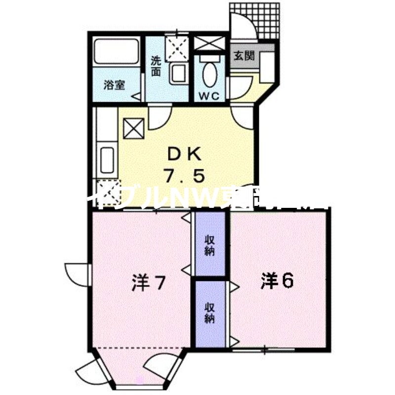 岡山県備前市穂浪 伊里駅 2DK アパート 賃貸物件詳細