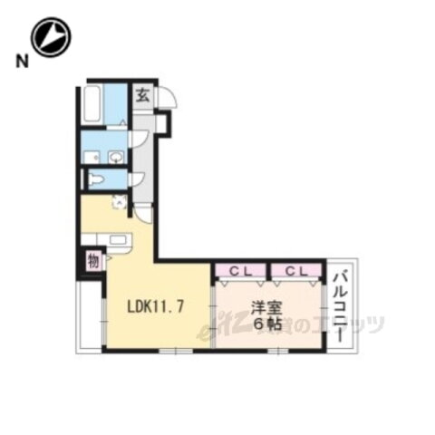 大阪府枚方市藤阪東町４ 長尾駅 1LDK アパート 賃貸物件詳細