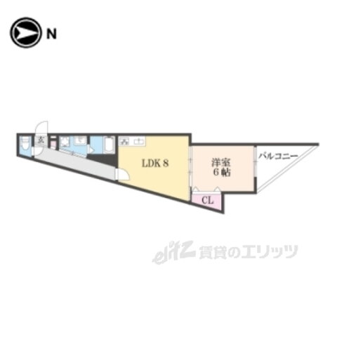 京都府京都市右京区太秦森ケ前町 太秦天神川駅 1LDK アパート 賃貸物件詳細