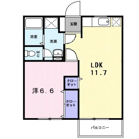 岡山県岡山市東区瀬戸町江尻 瀬戸駅 1LDK アパート 賃貸物件詳細