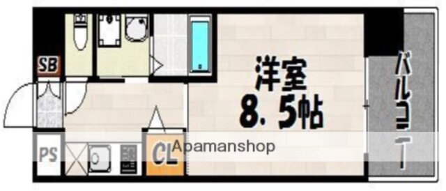 福岡県福岡市中央区平尾４ 西鉄平尾駅 1K マンション 賃貸物件詳細