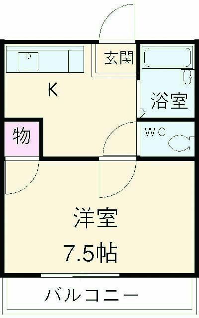 栃木県日光市森友 下今市駅 1K アパート 賃貸物件詳細