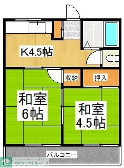 埼玉県新座市新座１ 志木駅 2K アパート 賃貸物件詳細