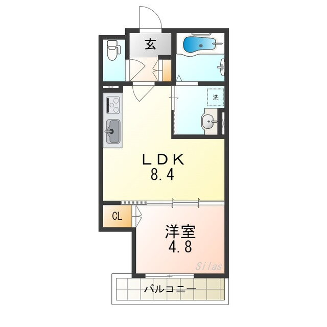 大阪府東大阪市長瀬町１ 長瀬駅 1LDK アパート 賃貸物件詳細