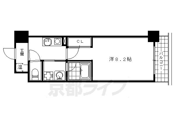 京都府京都市下京区材木町 五条駅 1K マンション 賃貸物件詳細