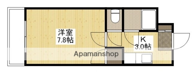 広島県広島市西区横川町２ 横川一丁目駅 1K マンション 賃貸物件詳細