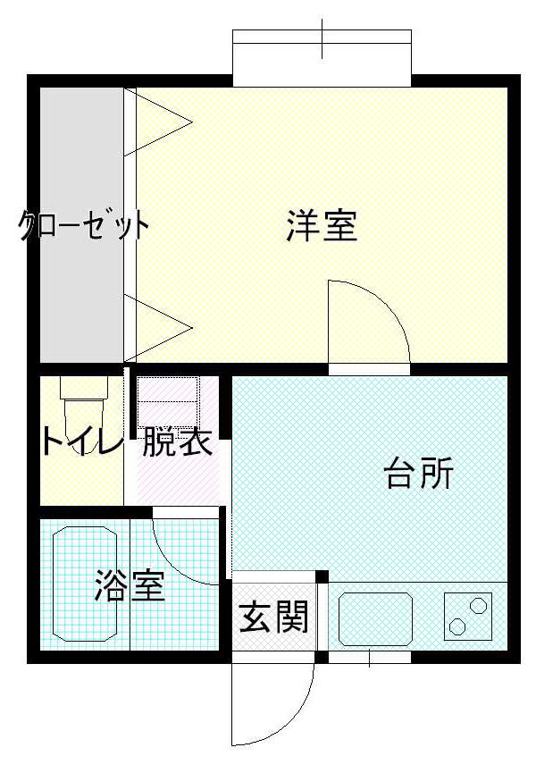 新潟県長岡市昭和２ 北長岡駅 1K アパート 賃貸物件詳細