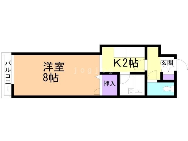 北海道札幌市北区北二十二条西９ 北２４条駅 1K マンション 賃貸物件詳細