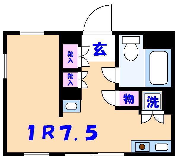 ベルトピア市川第２ 2階 ワンルーム 賃貸物件詳細