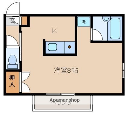 セレニティ川添 2階 1K 賃貸物件詳細