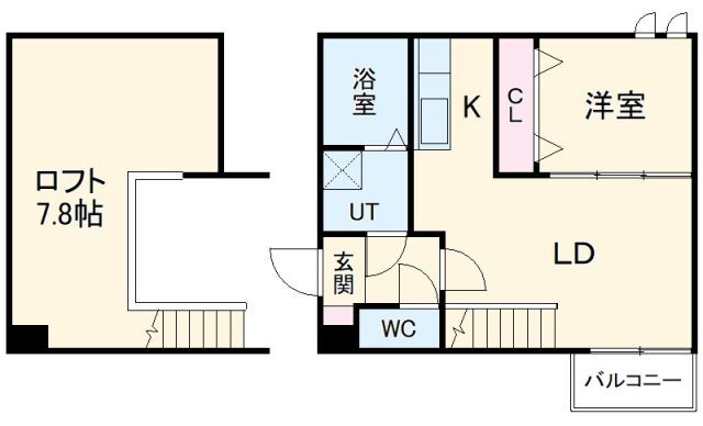 愛知県名古屋市中川区高畑４ 高畑駅 1LDK アパート 賃貸物件詳細