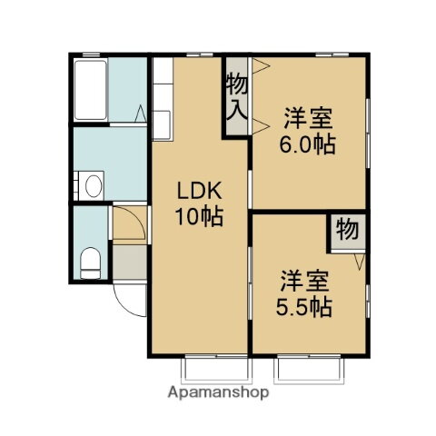 静岡県浜松市中央区入野町 高塚駅 2LDK アパート 賃貸物件詳細