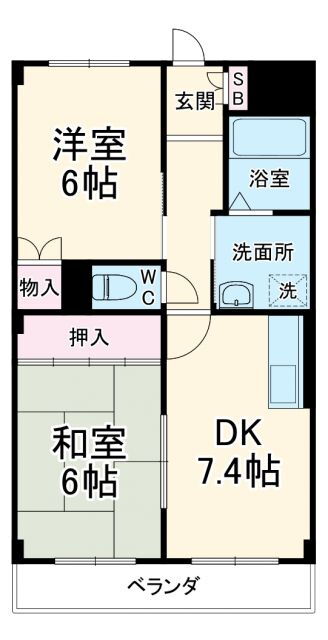 愛知県名古屋市緑区鳴子町２ 鳴子北駅 2DK マンション 賃貸物件詳細