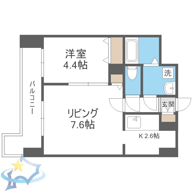 北海道札幌市中央区北五条東２ さっぽろ駅 1LDK マンション 賃貸物件詳細