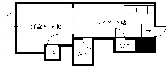 福岡県久留米市津福本町 聖マリア病院前駅 1DK マンション 賃貸物件詳細