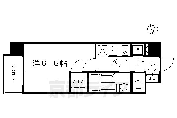 京都府京都市下京区梅小路高畑町 西大路駅 1K マンション 賃貸物件詳細