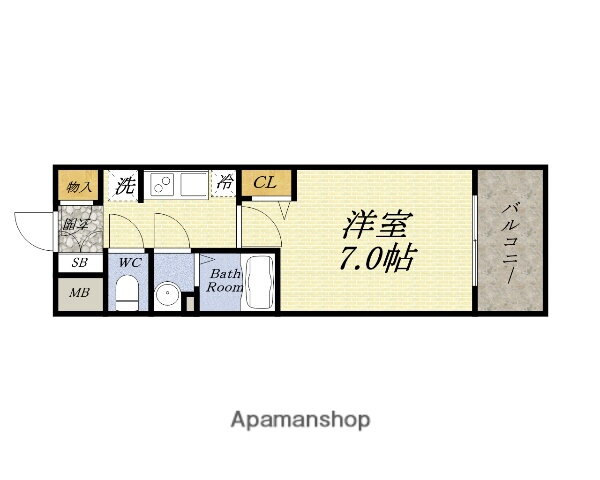 大阪府大阪市西区九条１ 九条駅 1K マンション 賃貸物件詳細