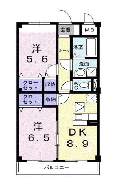 兵庫県神戸市東灘区岡本８ 岡本駅 2DK アパート 賃貸物件詳細