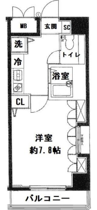東京都港区芝２ 浜松町駅 1K マンション 賃貸物件詳細