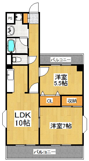 神奈川県横浜市港北区日吉３ 日吉駅 2LDK マンション 賃貸物件詳細