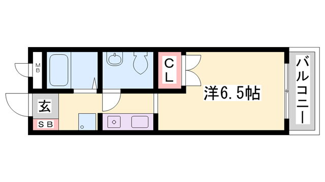 兵庫県明石市大久保町駅前１ 大久保駅 1K マンション 賃貸物件詳細