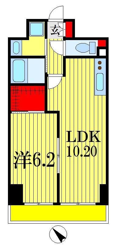 Ｓ－ＦＯＲＴ船橋塚田 2階 1LDK 賃貸物件詳細