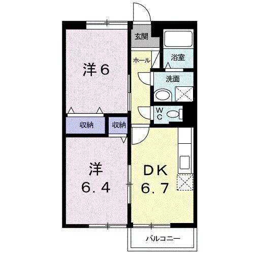 佐賀県神埼市千代田町姉 神埼駅 2DK アパート 賃貸物件詳細