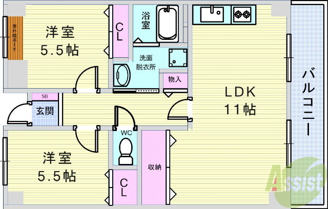 大阪府豊中市刀根山元町 柴原阪大前駅 2LDK マンション 賃貸物件詳細