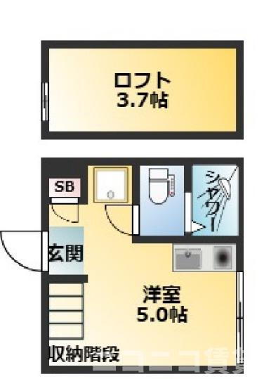 東京都北区志茂５ 志茂駅 ワンルーム アパート 賃貸物件詳細