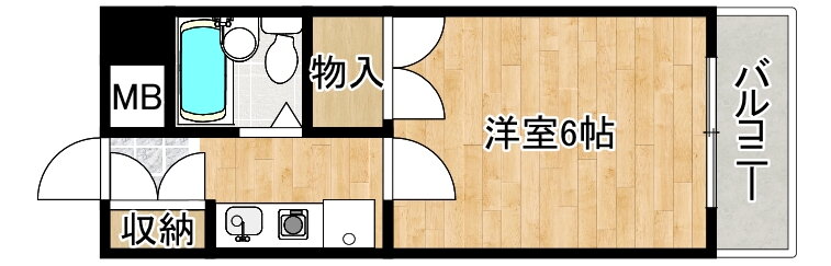 兵庫県神戸市灘区千旦通４ 六甲道駅 1K マンション 賃貸物件詳細