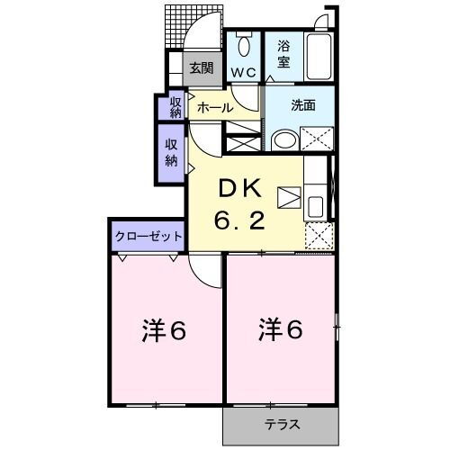 佐賀県杵島郡江北町大字佐留志 江北駅 2DK アパート 賃貸物件詳細