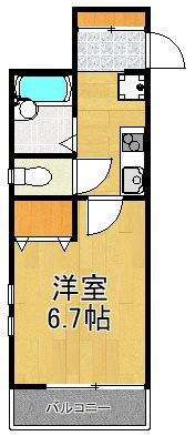 神奈川県横浜市鶴見区岸谷４ 鶴見駅 1K アパート 賃貸物件詳細