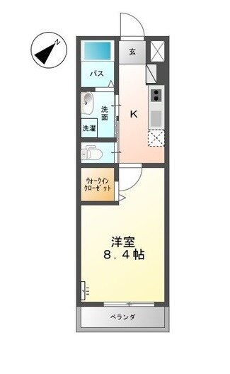 岡山県倉敷市新田 倉敷駅 1K アパート 賃貸物件詳細