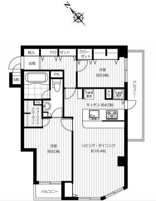 東京都渋谷区東３ 恵比寿駅 2LDK マンション 賃貸物件詳細