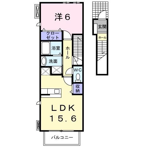兵庫県加古川市加古川町平野 加古川駅 1LDK アパート 賃貸物件詳細