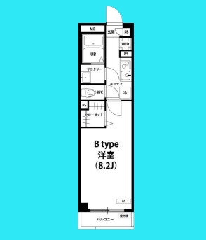 東京都目黒区原町１ 西小山駅 1K マンション 賃貸物件詳細