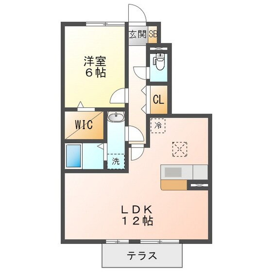 アモローサ 1階 1LDK 賃貸物件詳細