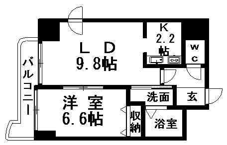 北海道札幌市豊平区月寒中央通７ 月寒中央駅 1LDK マンション 賃貸物件詳細