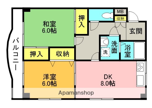 大阪府高槻市大蔵司２ 高槻駅 2LDK マンション 賃貸物件詳細