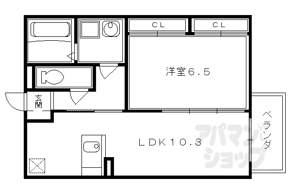 京都府京都市伏見区深草大亀谷東安信町 六地蔵駅 1LDK アパート 賃貸物件詳細