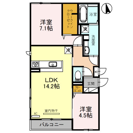 大阪府枚方市須山町 枚方市駅 2LDK アパート 賃貸物件詳細