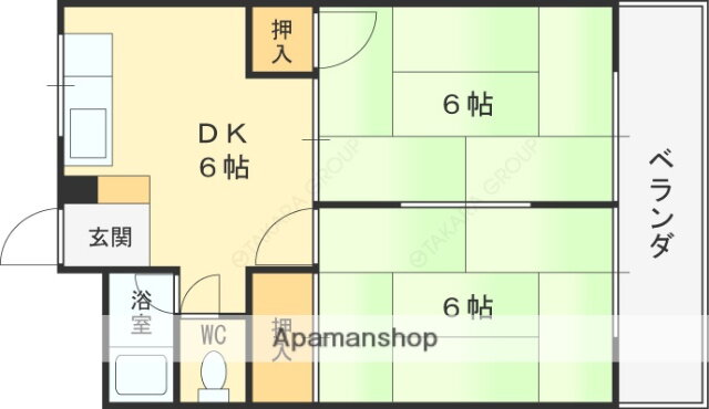 大阪府大阪市鶴見区今津南１ 放出駅 2DK マンション 賃貸物件詳細