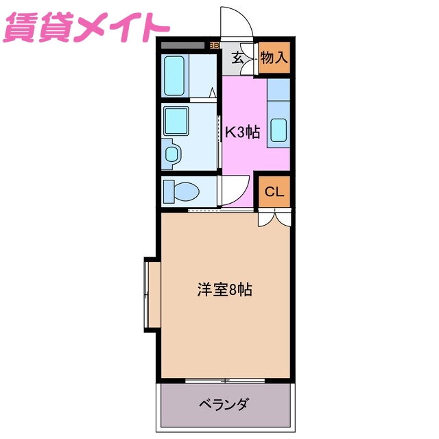三重県度会郡玉城町佐田 田丸駅 1K マンション 賃貸物件詳細