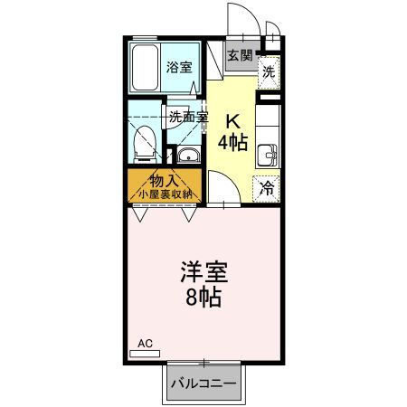 宮城県仙台市太白区郡山２ 長町駅 1K アパート 賃貸物件詳細