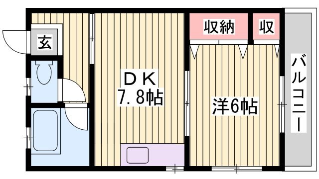兵庫県明石市二見町東二見 東二見駅 1DK マンション 賃貸物件詳細