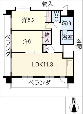 愛知県名古屋市天白区平針４ 平針駅 2LDK マンション 賃貸物件詳細